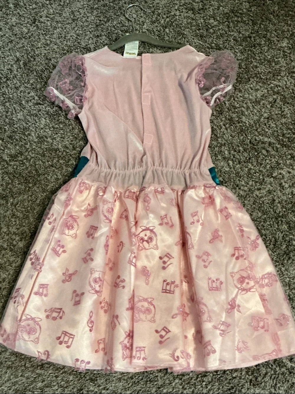 Pokemon Pink and Teal Musical Princess Costume Dress